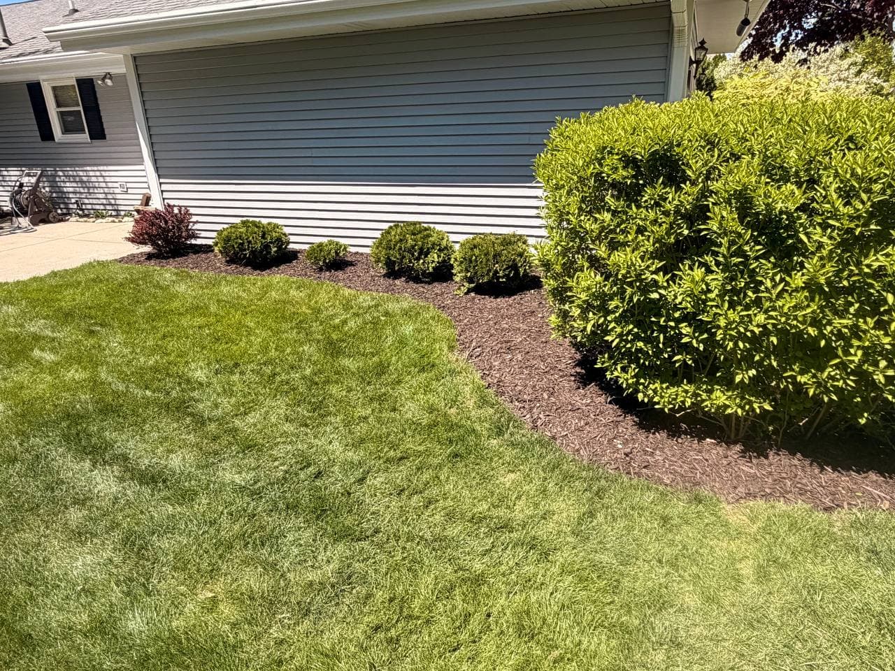 BK Lawn and Services landscaping work