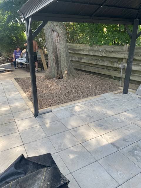 Patio Tile Installation