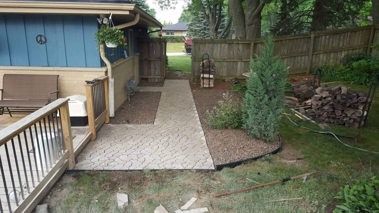 Paver Walkway Installation