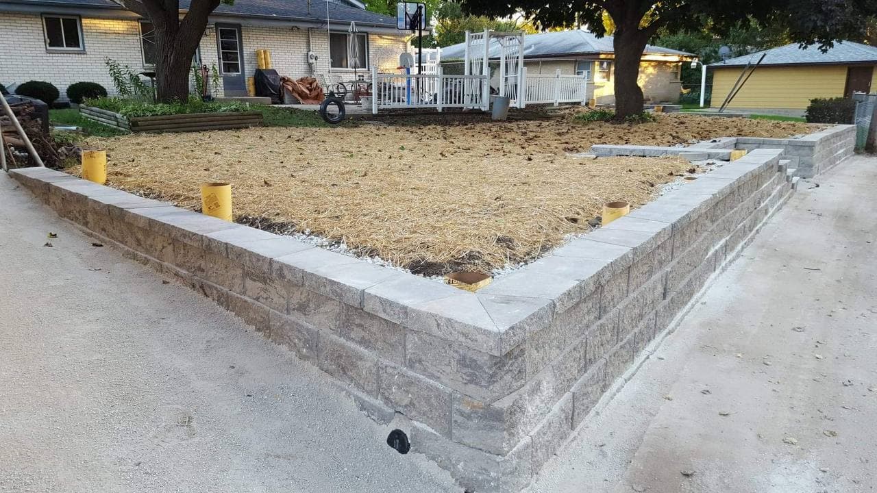 Corner Retaining Wall